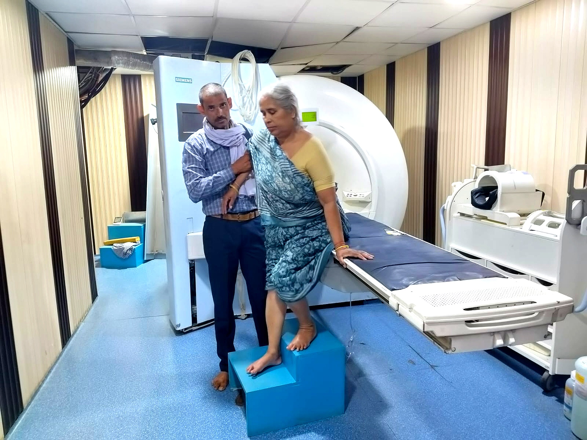 Patient support at MRI centre